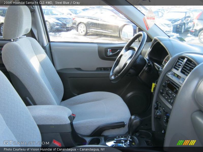 Steel Blue / Gray 2006 Hyundai Santa Fe GLS 4WD