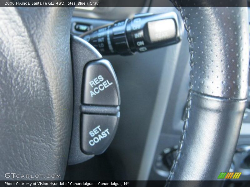 Steel Blue / Gray 2006 Hyundai Santa Fe GLS 4WD