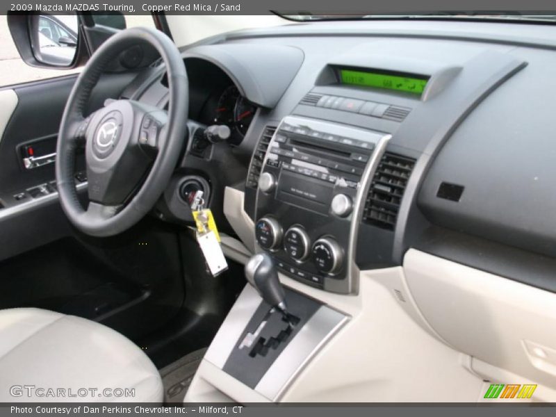 Dashboard of 2009 MAZDA5 Touring