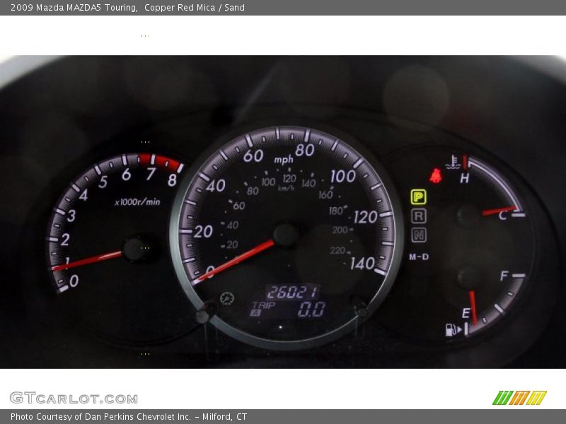  2009 MAZDA5 Touring Touring Gauges