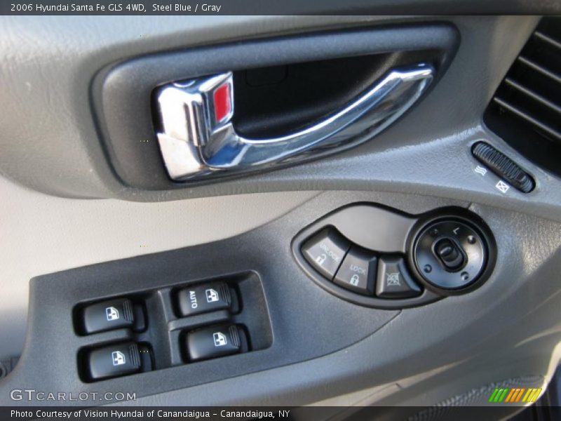 Steel Blue / Gray 2006 Hyundai Santa Fe GLS 4WD