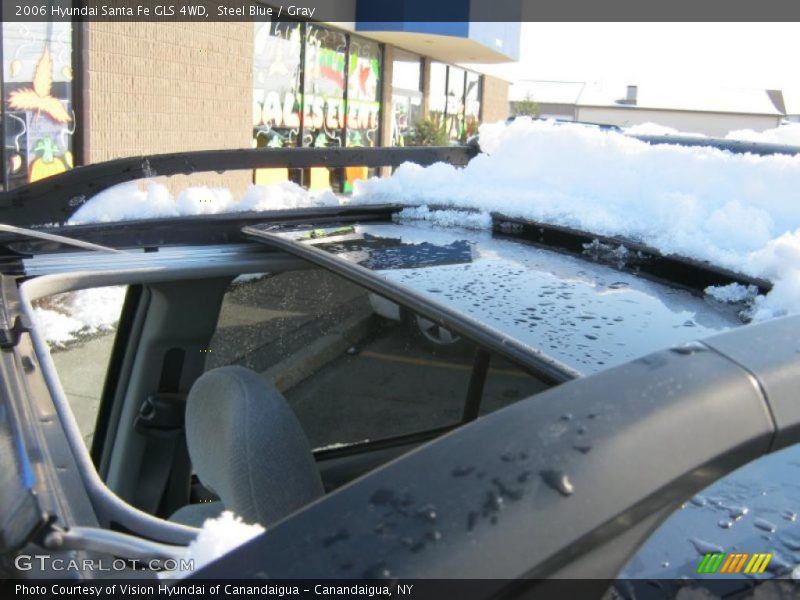Steel Blue / Gray 2006 Hyundai Santa Fe GLS 4WD