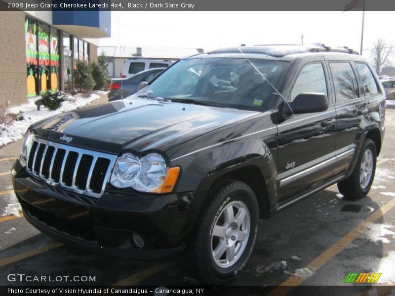 Black / Dark Slate Gray 2008 Jeep Grand Cherokee Laredo 4x4