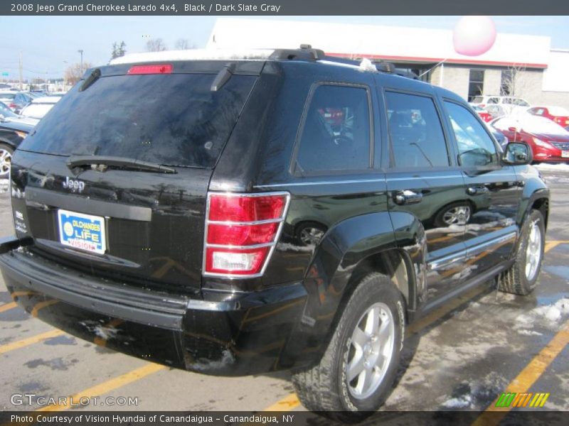 Black / Dark Slate Gray 2008 Jeep Grand Cherokee Laredo 4x4