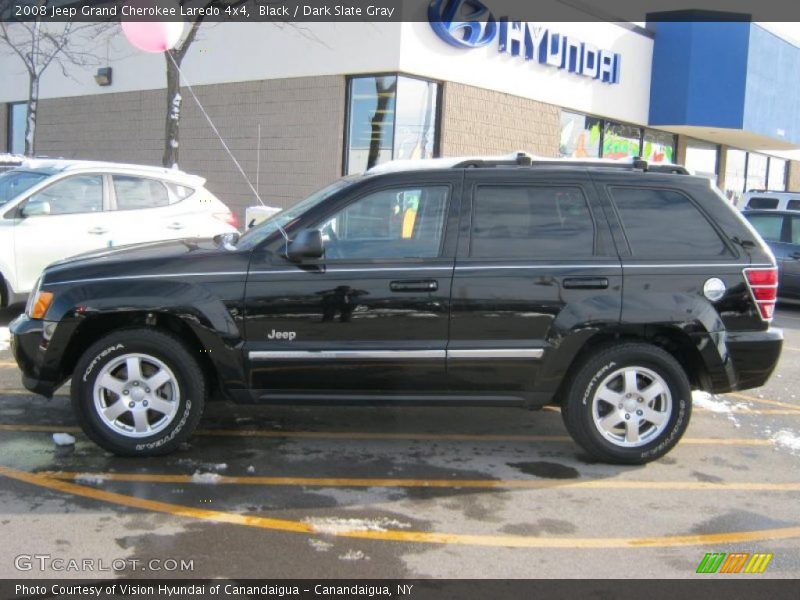 Black / Dark Slate Gray 2008 Jeep Grand Cherokee Laredo 4x4