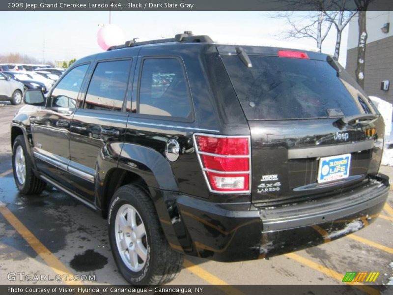 Black / Dark Slate Gray 2008 Jeep Grand Cherokee Laredo 4x4