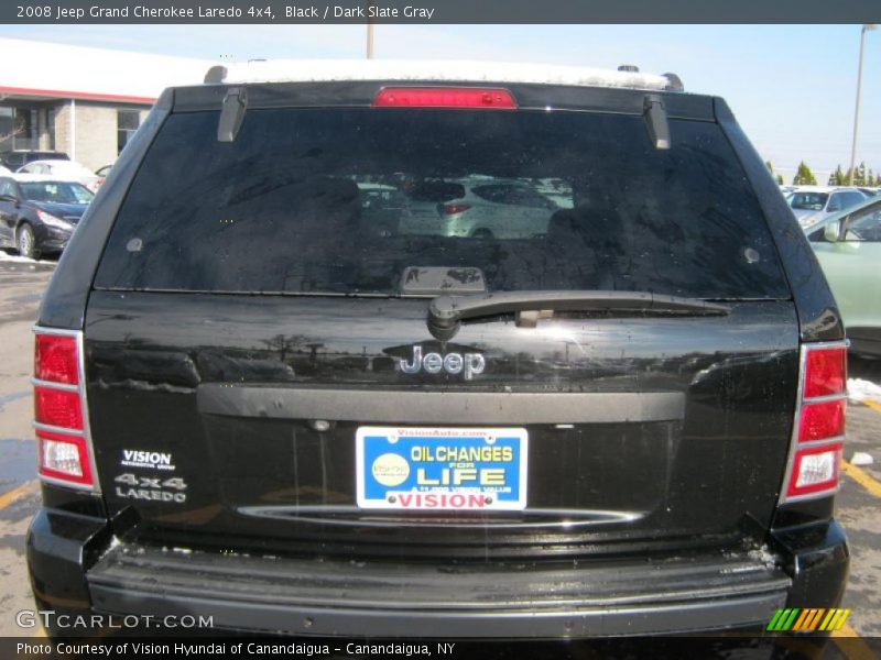 Black / Dark Slate Gray 2008 Jeep Grand Cherokee Laredo 4x4