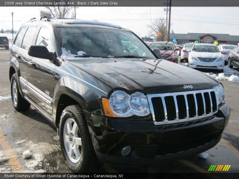 Black / Dark Slate Gray 2008 Jeep Grand Cherokee Laredo 4x4