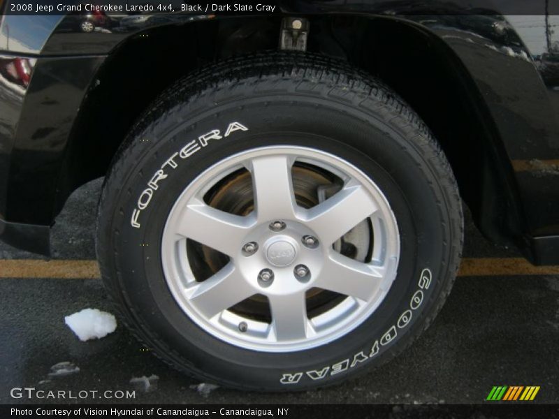 Black / Dark Slate Gray 2008 Jeep Grand Cherokee Laredo 4x4