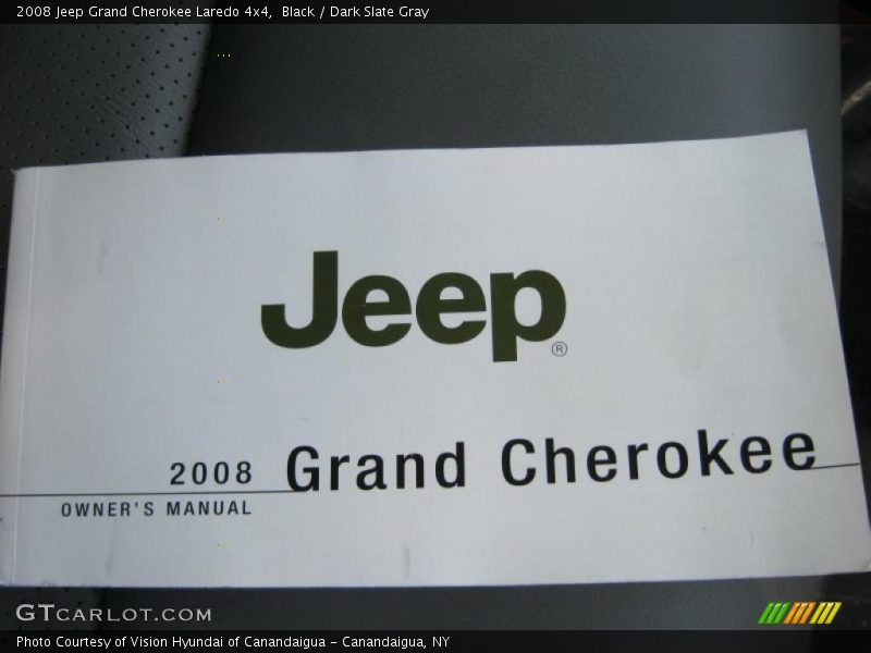 Black / Dark Slate Gray 2008 Jeep Grand Cherokee Laredo 4x4