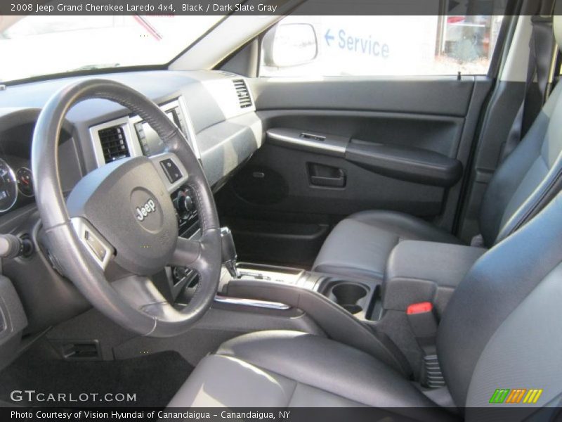 Black / Dark Slate Gray 2008 Jeep Grand Cherokee Laredo 4x4