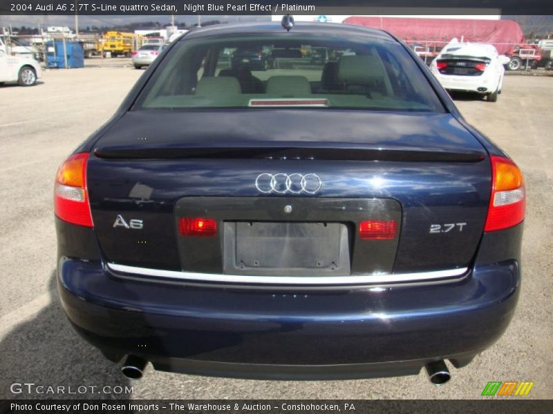  2004 A6 2.7T S-Line quattro Sedan Night Blue Pearl Effect