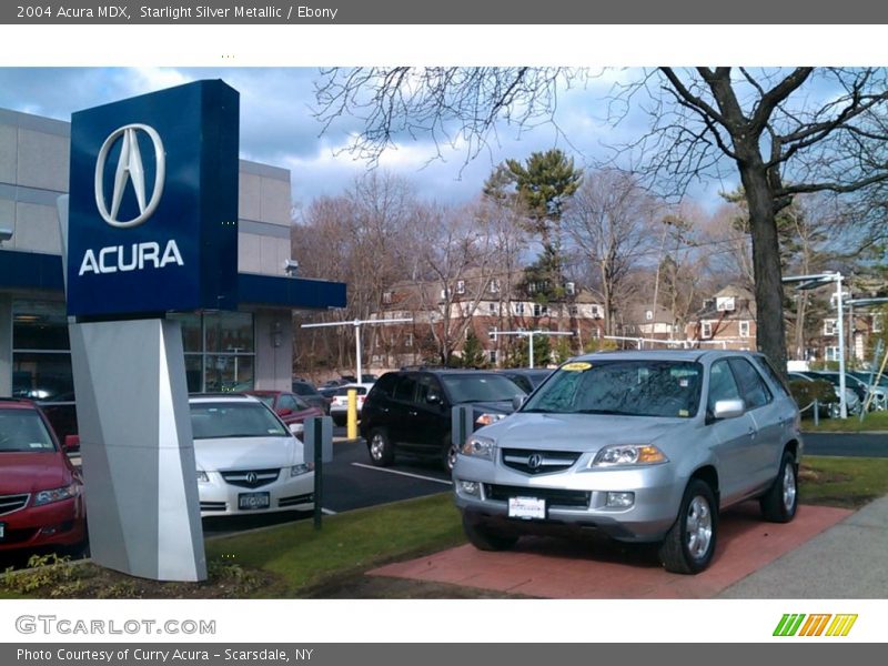 Starlight Silver Metallic / Ebony 2004 Acura MDX