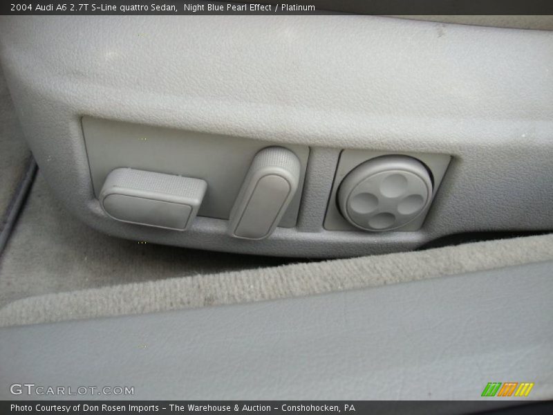 Night Blue Pearl Effect / Platinum 2004 Audi A6 2.7T S-Line quattro Sedan
