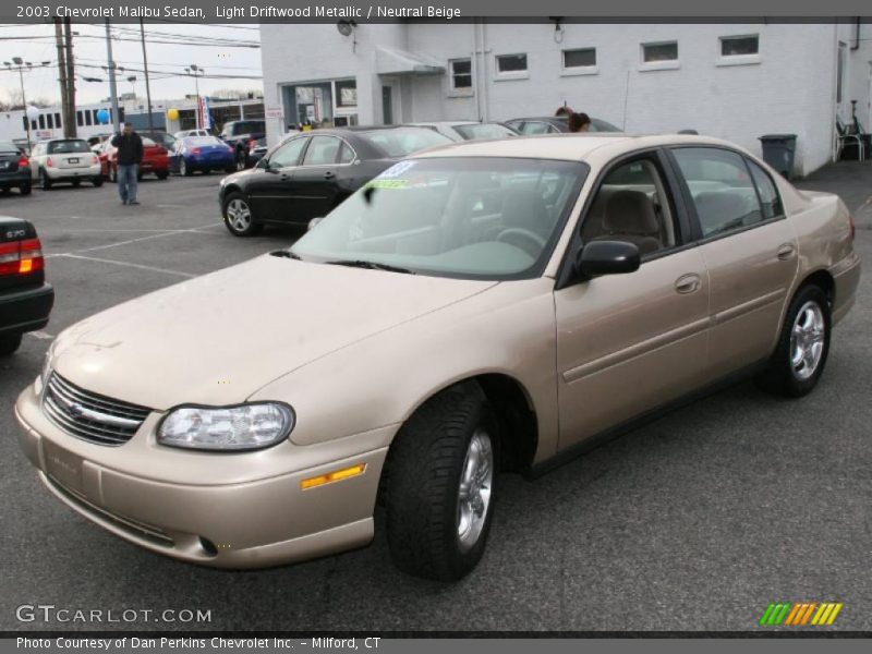 Light Driftwood Metallic / Neutral Beige 2003 Chevrolet Malibu Sedan