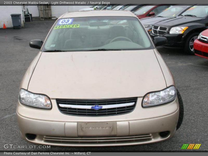 Light Driftwood Metallic / Neutral Beige 2003 Chevrolet Malibu Sedan
