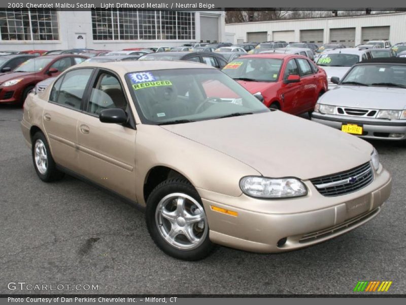 Light Driftwood Metallic / Neutral Beige 2003 Chevrolet Malibu Sedan