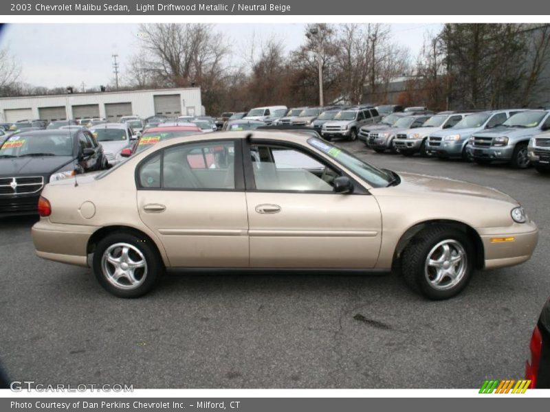 Light Driftwood Metallic / Neutral Beige 2003 Chevrolet Malibu Sedan