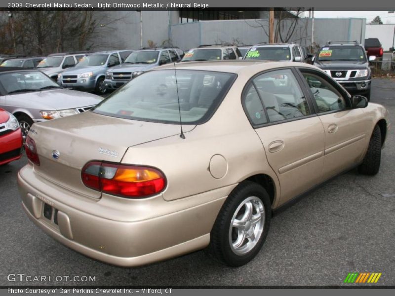 Light Driftwood Metallic / Neutral Beige 2003 Chevrolet Malibu Sedan