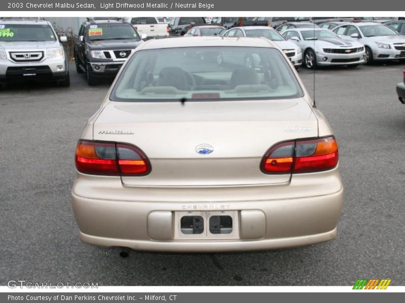 Light Driftwood Metallic / Neutral Beige 2003 Chevrolet Malibu Sedan