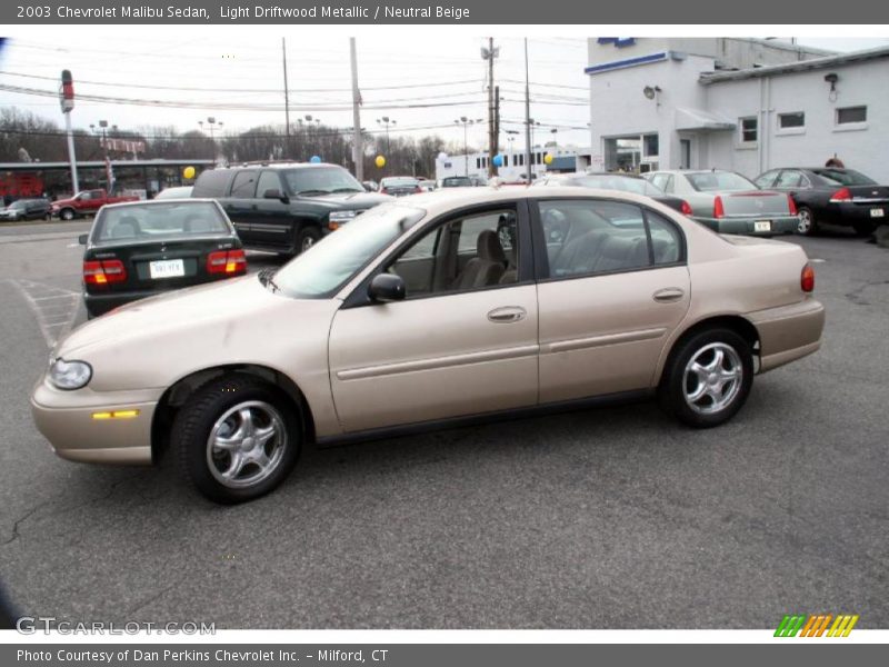 Light Driftwood Metallic / Neutral Beige 2003 Chevrolet Malibu Sedan