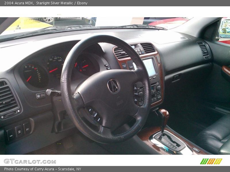 Starlight Silver Metallic / Ebony 2004 Acura MDX
