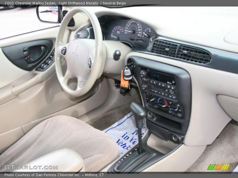 Light Driftwood Metallic / Neutral Beige 2003 Chevrolet Malibu Sedan