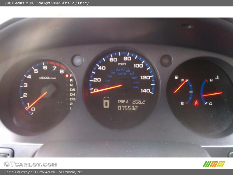 Starlight Silver Metallic / Ebony 2004 Acura MDX