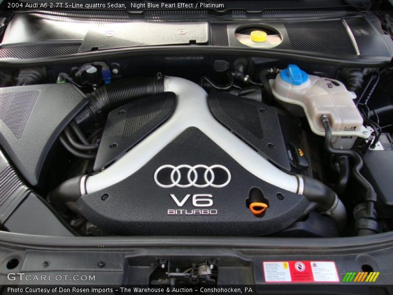  2004 A6 2.7T S-Line quattro Sedan Engine - 2.7 Liter Turbocharged DOHC 30-Valve V6