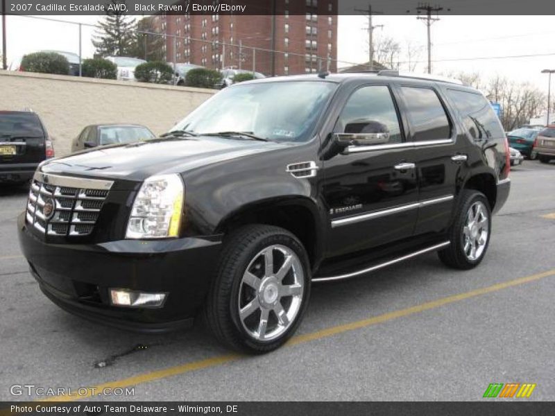 Black Raven / Ebony/Ebony 2007 Cadillac Escalade AWD
