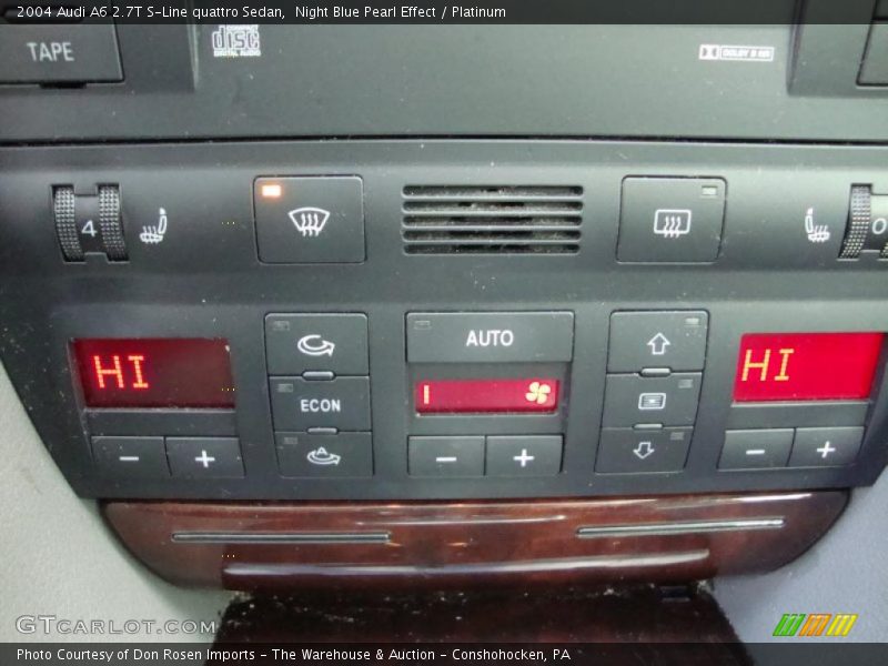 Controls of 2004 A6 2.7T S-Line quattro Sedan