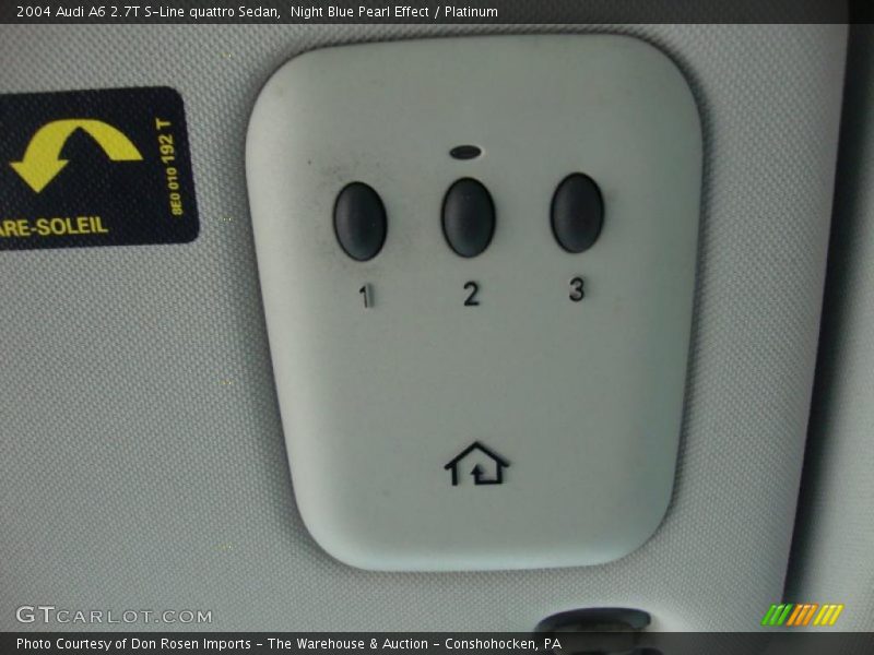 Night Blue Pearl Effect / Platinum 2004 Audi A6 2.7T S-Line quattro Sedan