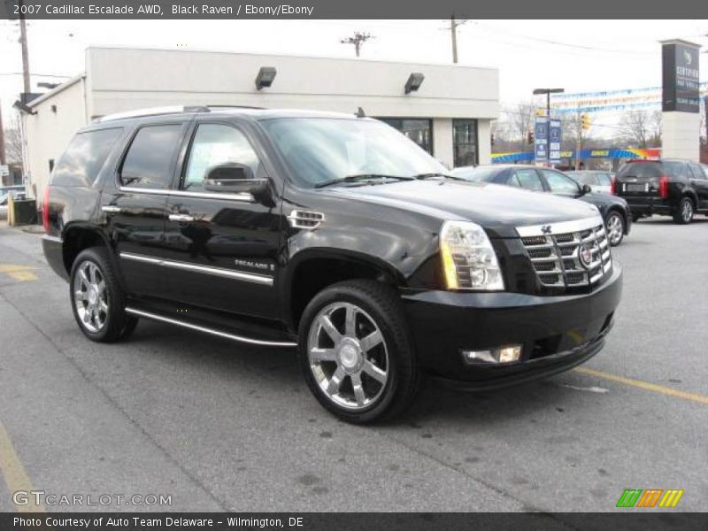Black Raven / Ebony/Ebony 2007 Cadillac Escalade AWD