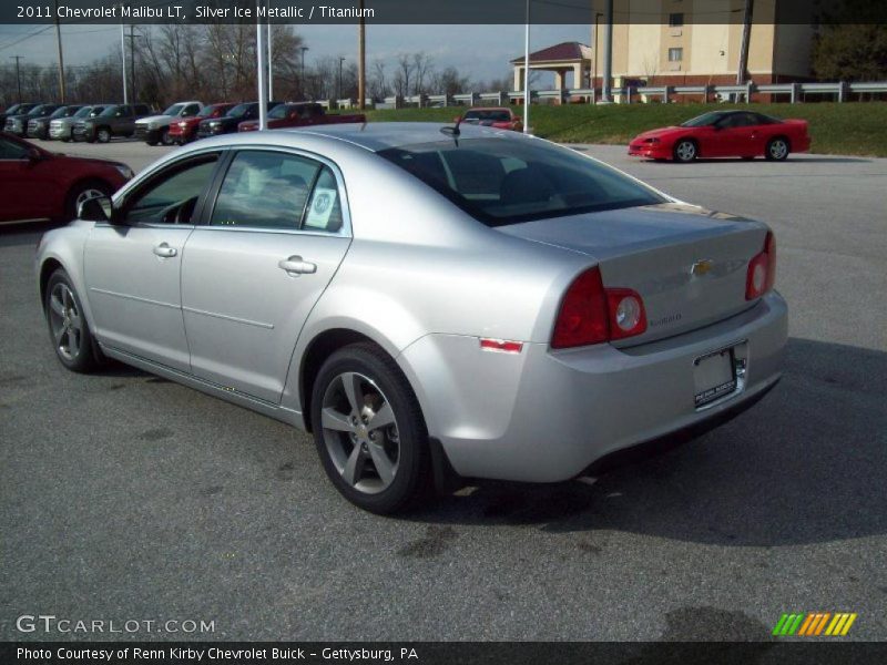 Silver Ice Metallic / Titanium 2011 Chevrolet Malibu LT