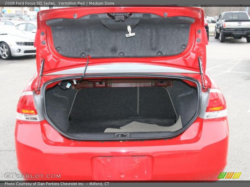 Vermillion Red / Medium Stone 2008 Ford Focus SES Sedan