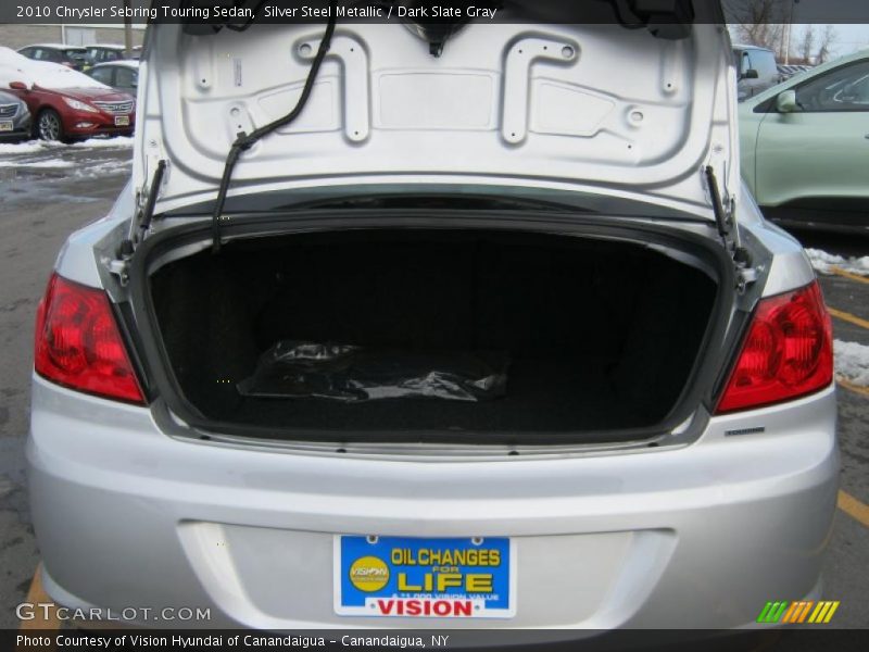 Silver Steel Metallic / Dark Slate Gray 2010 Chrysler Sebring Touring Sedan
