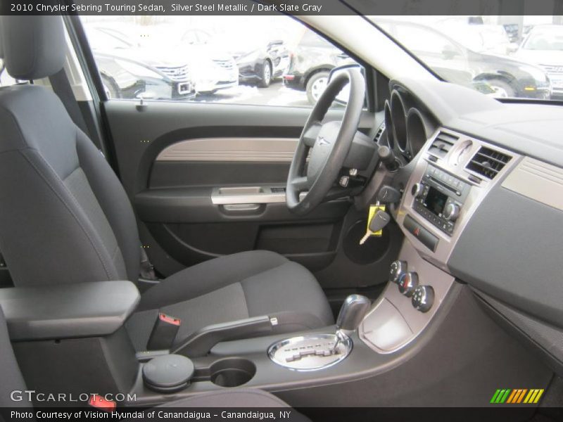 Silver Steel Metallic / Dark Slate Gray 2010 Chrysler Sebring Touring Sedan