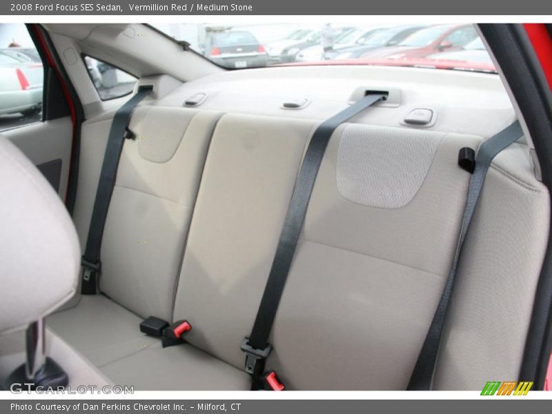 Vermillion Red / Medium Stone 2008 Ford Focus SES Sedan