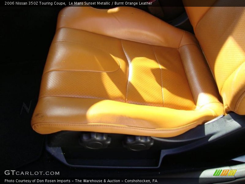  2006 350Z Touring Coupe Burnt Orange Leather Interior