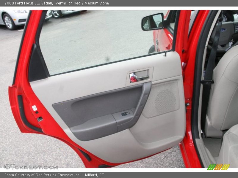 Vermillion Red / Medium Stone 2008 Ford Focus SES Sedan