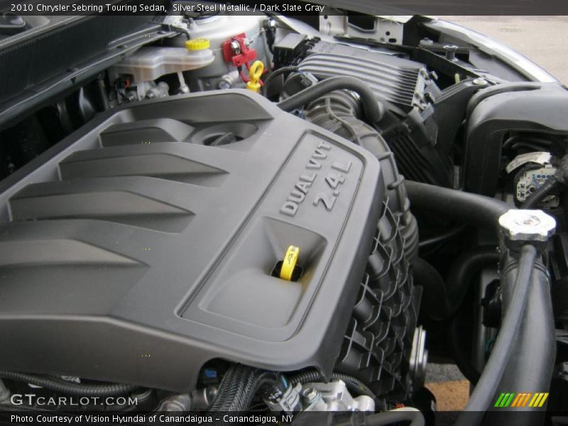 Silver Steel Metallic / Dark Slate Gray 2010 Chrysler Sebring Touring Sedan