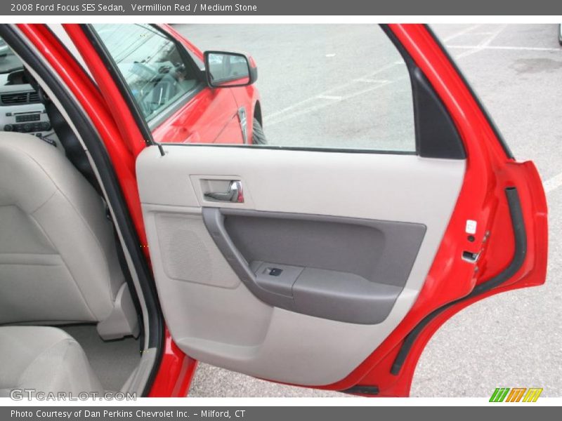 Vermillion Red / Medium Stone 2008 Ford Focus SES Sedan