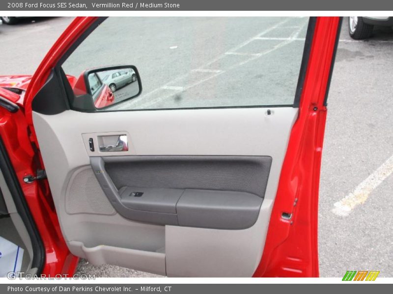 Vermillion Red / Medium Stone 2008 Ford Focus SES Sedan