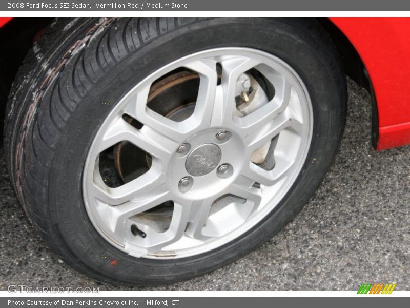 Vermillion Red / Medium Stone 2008 Ford Focus SES Sedan