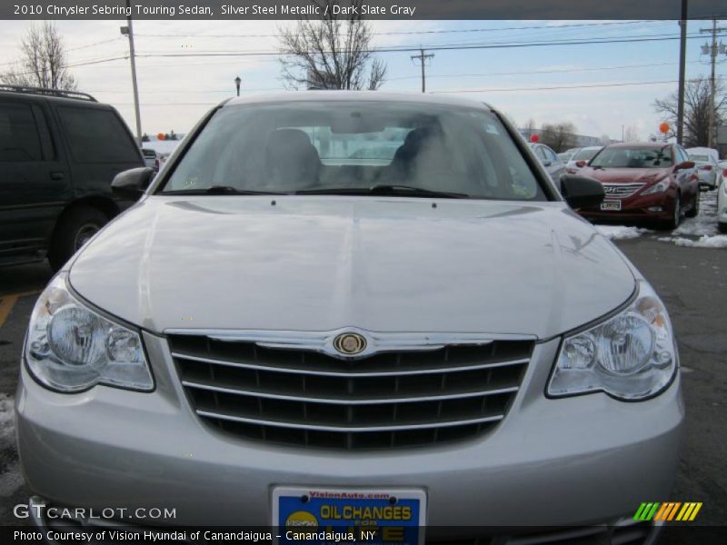 Silver Steel Metallic / Dark Slate Gray 2010 Chrysler Sebring Touring Sedan