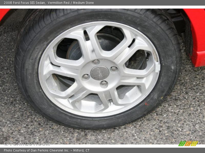 Vermillion Red / Medium Stone 2008 Ford Focus SES Sedan