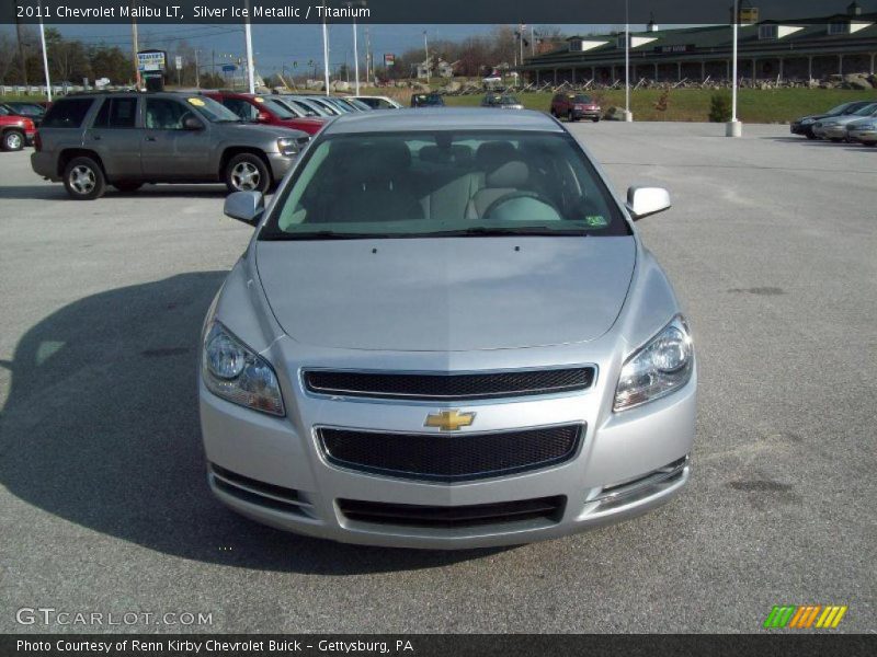 Silver Ice Metallic / Titanium 2011 Chevrolet Malibu LT