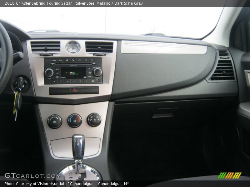 Silver Steel Metallic / Dark Slate Gray 2010 Chrysler Sebring Touring Sedan
