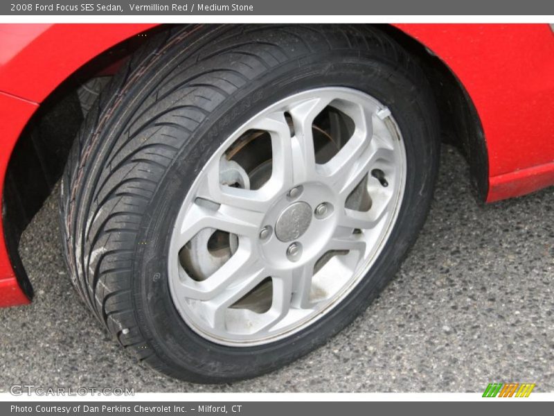 Vermillion Red / Medium Stone 2008 Ford Focus SES Sedan