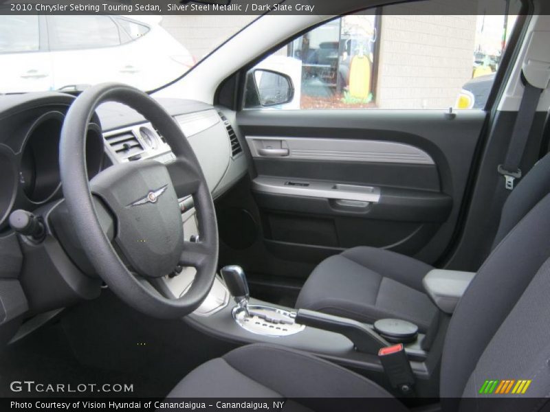 Silver Steel Metallic / Dark Slate Gray 2010 Chrysler Sebring Touring Sedan